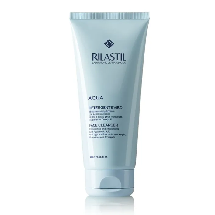 Rilastil Aqua Detergente Fluido Viso Idratante 200 ml