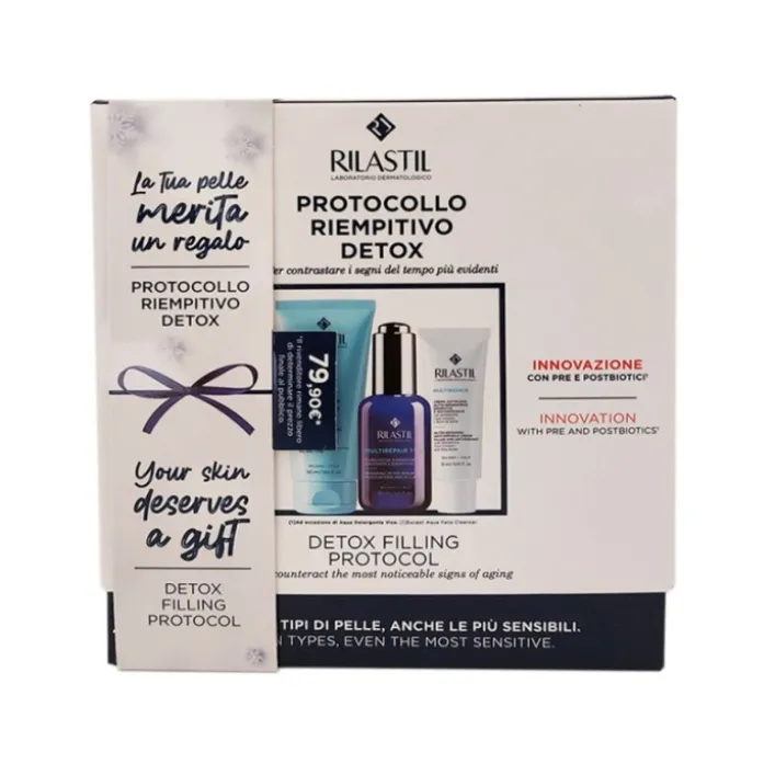 Rilastil Cofanetto Natale Protocollo Riempitivo Detox Multirepair