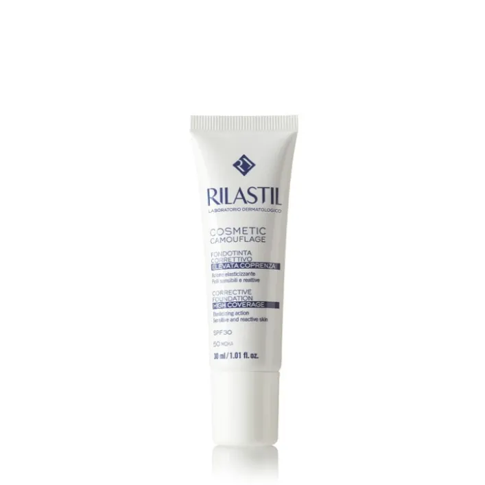 Rilastil Cosmetic Camouflage Fondotinta Correttivo Elevata Comprenza Colore 50 8 grammi