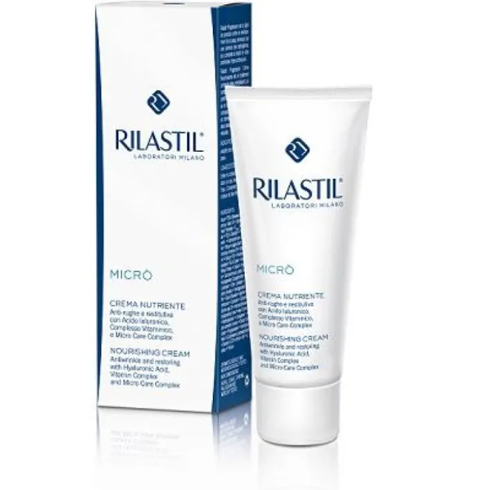 Rilastil Micro Crema Nutriente Antirughe con Acido Ialuronico 50 ml