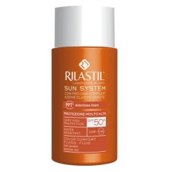 Rilastil Sun System Solare Fluido Comfort Colorato Viso SPF 50+ 50 ml