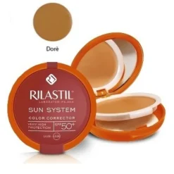 Rilastil Sun System Solare Fondotinta Correttore Colore Dore' SPF 50+ 10 grammi