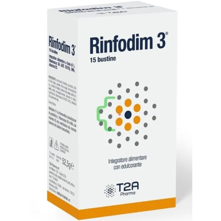 Rinfodim 3 15 Bustine - Integratore Difese Immunitarie