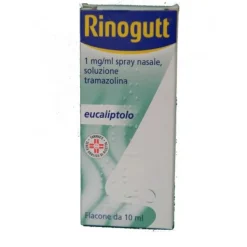 Rinogutt Spray Nasale Decongestionante con Eucaliptolo 1% Tramazolina 10 ml