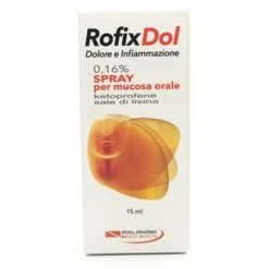 Rofixdol Infiammazione e Dolore Spray Soluzione Orale 0,16% Ketoprofene 15 ml