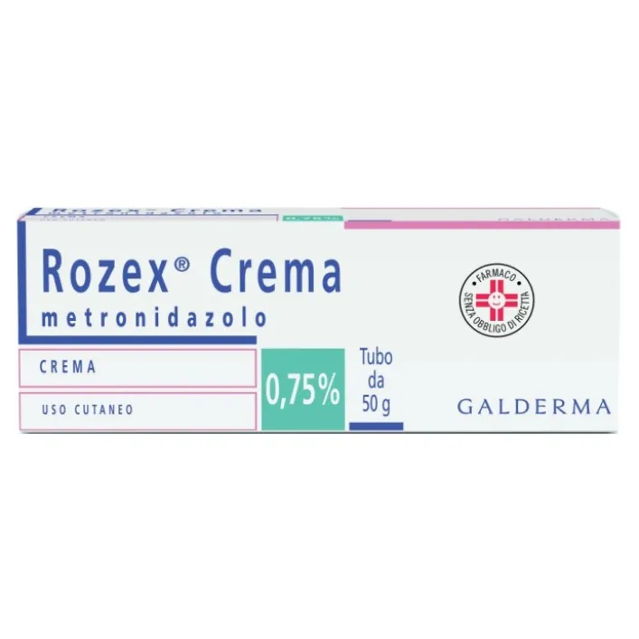 Rozex Crema Dermatologica 0,75% Metronidazolo 50grammi