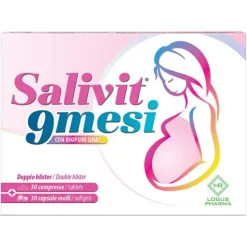 Salivit 9 Mesi 30 Compresse + 30 Capsule - Integratore Alimentare
