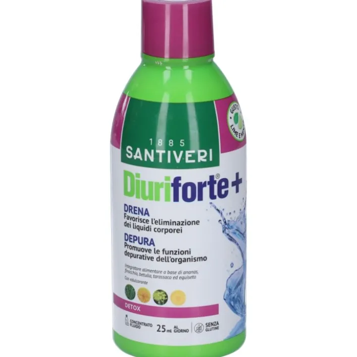 Santiveri Diuriforte+ 500 ml - Integratore Drenante e Depurativo