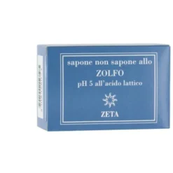 Sapone non Sapone Zeta Detergente Allo Zolfo pH 5 all'Acido Lattico 100 grammi