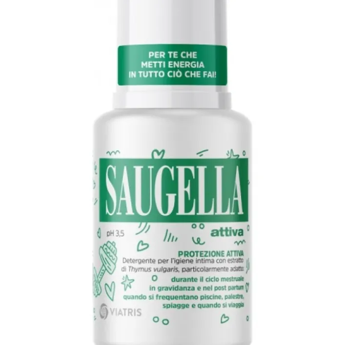 Saugella Attiva Detergente Intimo Antibatterico 100 ml