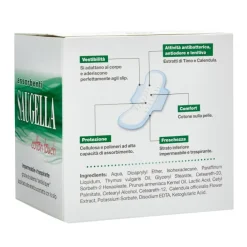 Saugella Cotton Touch Notte 12 Assorbenti con Ali