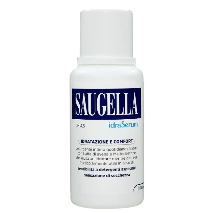Saugella Idraserum Detergente Intimo Emolliente 200 ml