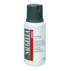 Saugella Uomo Detergente Intimo Quotidiano Maschile Antiodore per Parti Intime 200 ml