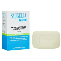 Saugella Viso Detergente con Zolfo per Pelli Impure e Tendenza OlEosa 100 grammi