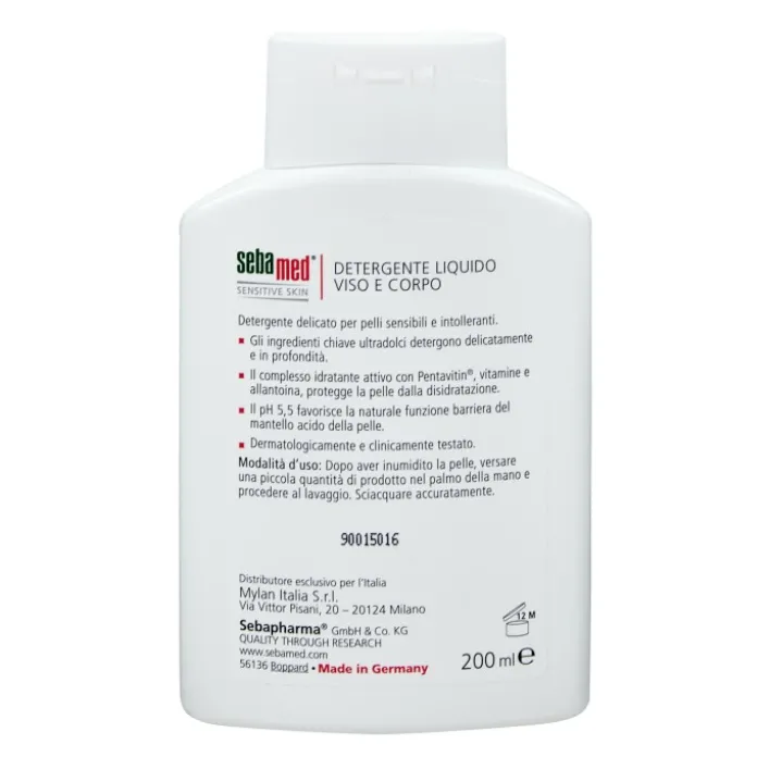 Sebamed Liquido Detergente Viso Corpo 200 ml