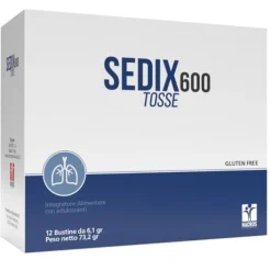 Sedix 600 Tosse 12 Bustine - Integratore Alimentare
