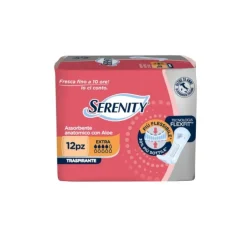 Serenity Assorbente Anatomico con Aloe Extra 12 pezzi
