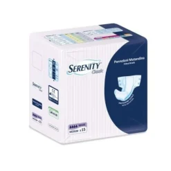 Serenity Classic Pannolone Incontinenza Mutandina Maxi Taglia Media 15 Pezzi