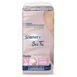 Serenity Pants Sei Tu Discreet Bianco taglia L 8 pezzi