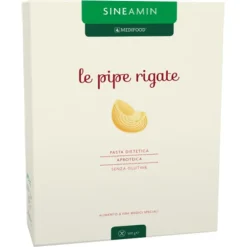 Sineamin Pasta Pipe Rigate Pasta Aproteica Senza Glutine 500 grammi