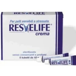 Skinproject Resvelife Crema Antiossidante Lenitiva Pelli Sensibili 5 Tubetti 10 grammi