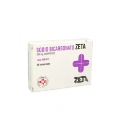 Sodio Bicarbonato Zeta 500 mg 20 Compresse