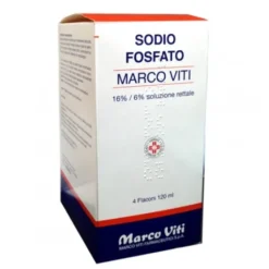 Sodio Fosfato Marco Viti 16% - 6% Soluzione Rettale Adulti 4 Flaconi 120 ml
