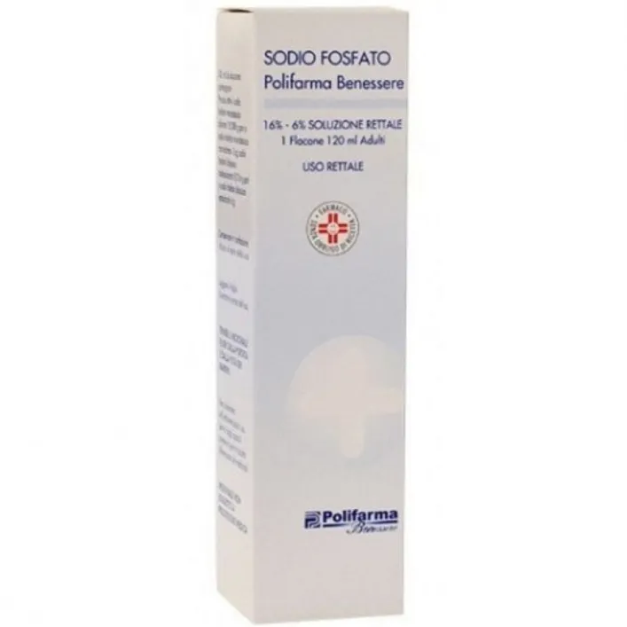 Sodio Fosfato Poli 16+6% Soluzione Rettale Adulti Flacone 120 ml