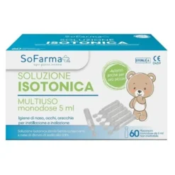 Sofarma+ Soluzione Fisiologica 0,9% 60 Flaconcini da 5 ml