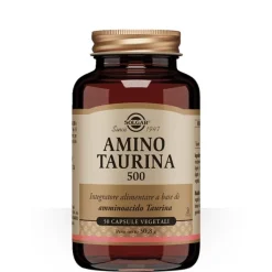 Solgar Amino Taurina 500 50 Capsule - Integratore Alimentare