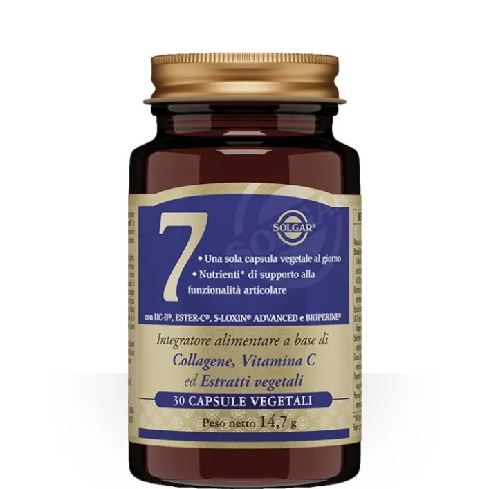 Solgar 7 30 Capsule Vegetali - Integratore Benessere Articolare