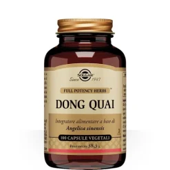 Solgar Dong Quai 100 capsule vegetali - Integratore Disturbi del ciclo mestruale e menopausa
