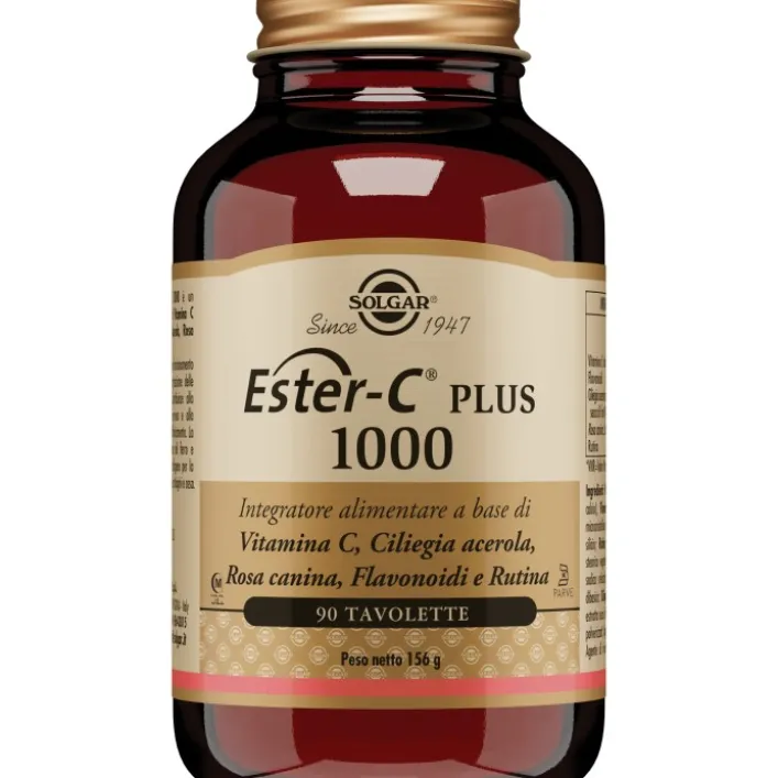 Solgar Ester-C Plus 1000 90 Tavolette - Integratore Vitamina C