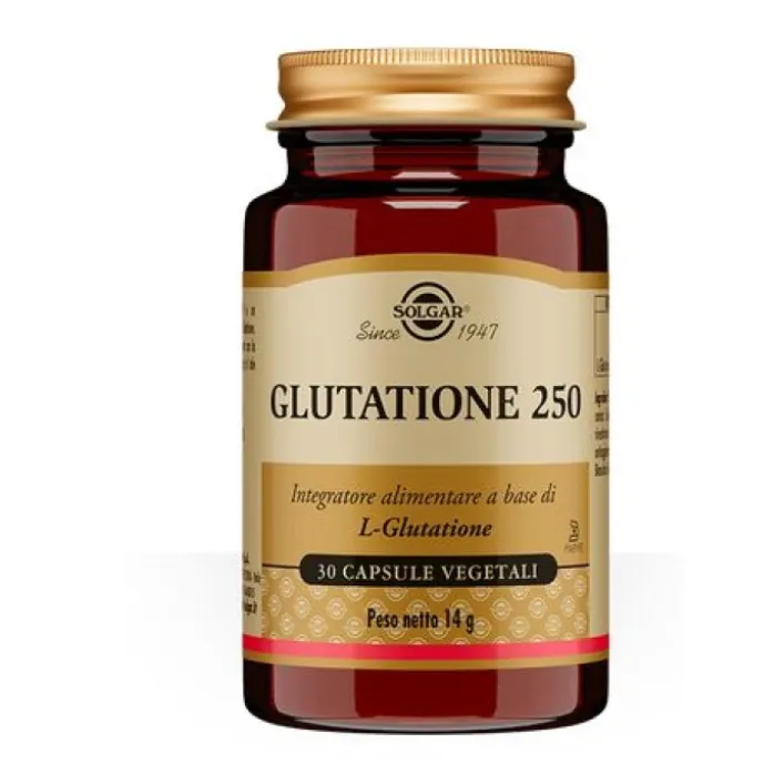 Solgar Glutatione 250 30 Capsule - Integratore Antiossidante