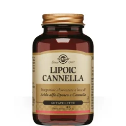 Solgar Lipoic Cannella 60 Capsule - Integratore Funzionalità Digestiva