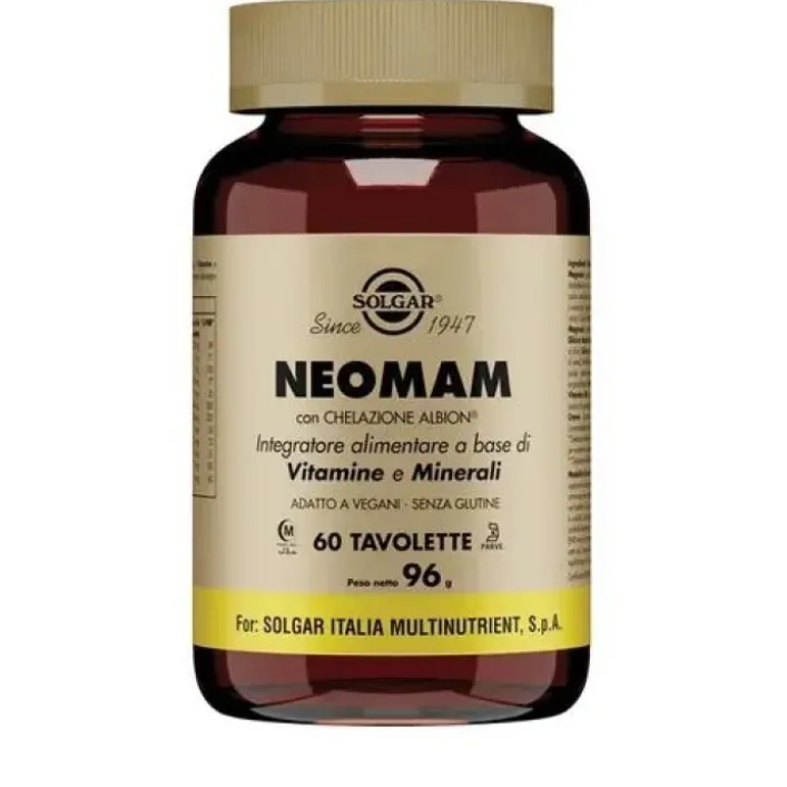 Solgar Neomam 60 Tavolette - Integratore Gravidanza