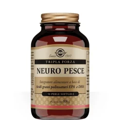 Solgar Neuro Pesce 50 Perle - Integratore Benessere Funzione Cardiaca e Cerebrale