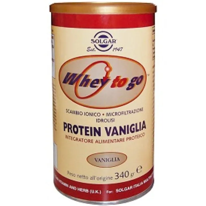 Solgar Protein Vaniglia 454 grammi - Integratore Proteico alla Vaniglia