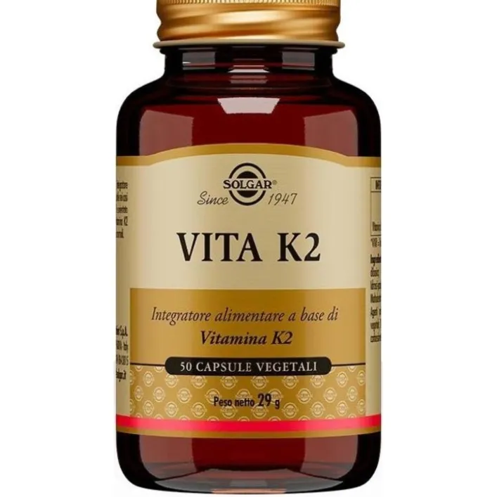 Solgar Vita K2 50 Capsule - Integratore Vitamina K
