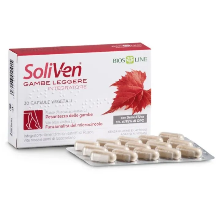 Soliven Gambe Leggere 30 Capsule - Integratore Alimentare