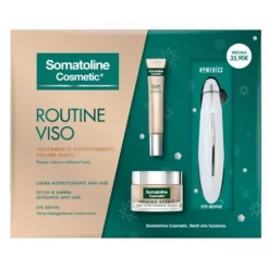 Somatoline Cosmetic Cofanetto Routine Viso Volume Effect Crema Giorno Ristrutturante Anti-Age + Contorno Occhi e Labbra + Eye Revive