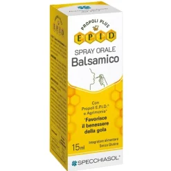 Specchiasol Epid Spray Orale con Erbe Balsamiche Integratore Mal di Gola 15 ml