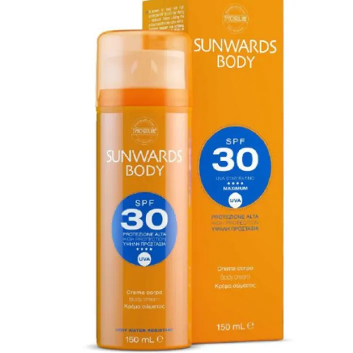 Sunwards Body Solare Crema Corpo SPF 30 Protezione Alta 150 ml