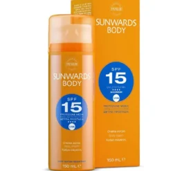 Sunwards Body Solare Crema Corpo SPF 15 Protezione Media 150 ml