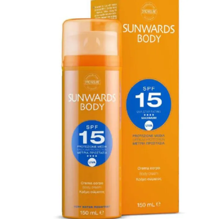 Sunwards Body Solare Crema Corpo SPF 15 Protezione Media 150 ml