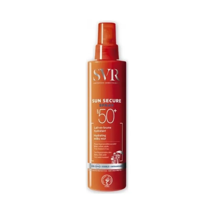 SVR Sun Secure Spray Solare SPF 50+ Viso e Corpo 200 ml