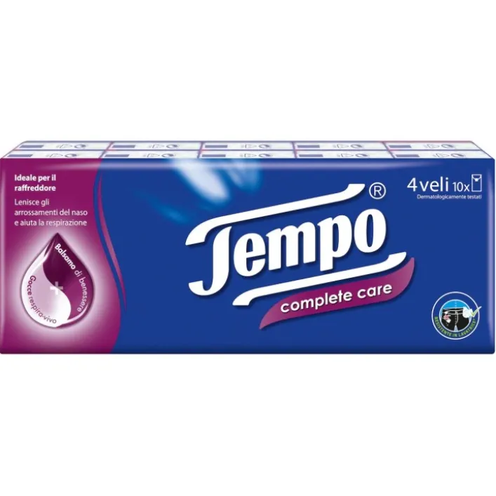 Tempo Fazzolettini Complete Care 10 Pacchetti da 9 Pezzi