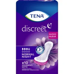 Tena Discreet Normal Night Assorbente 10 pezzi
