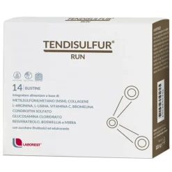 Tendisulfur Run 14 Bustine - Integratore per le Articolazioni