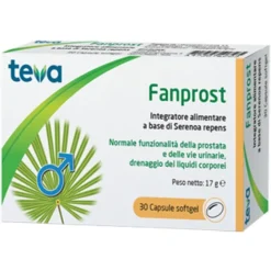 Teva Fanprost 30 Capsule - Integratore Benessere della Prostata
